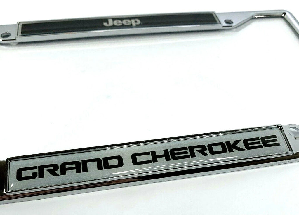 Chrome License Plate Frame for Jeep Grand Cherokee (2018–2019)