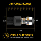 2X 7443 7440 LED Amber Turn Signal Parking Bulbs for Universal