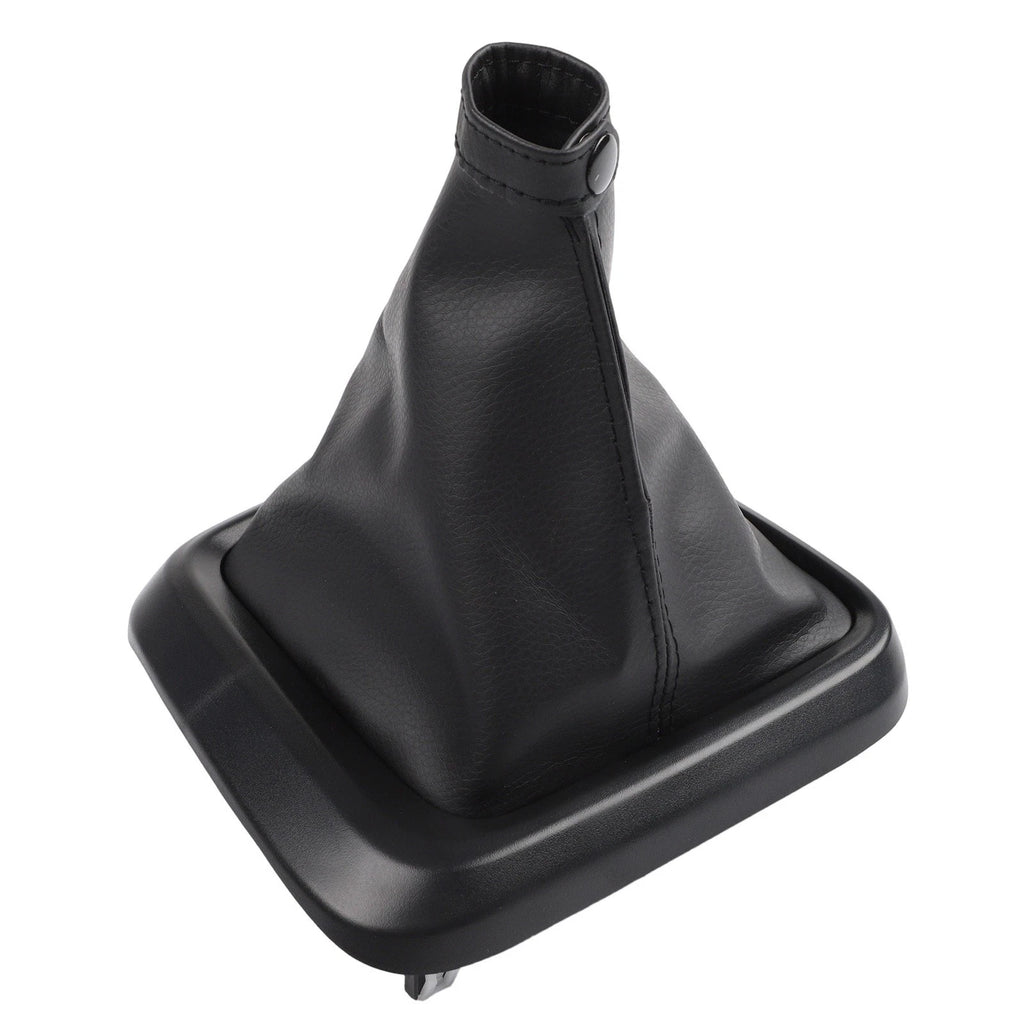 Gear Lever Cover for Fiat II (2015) Black Leather
