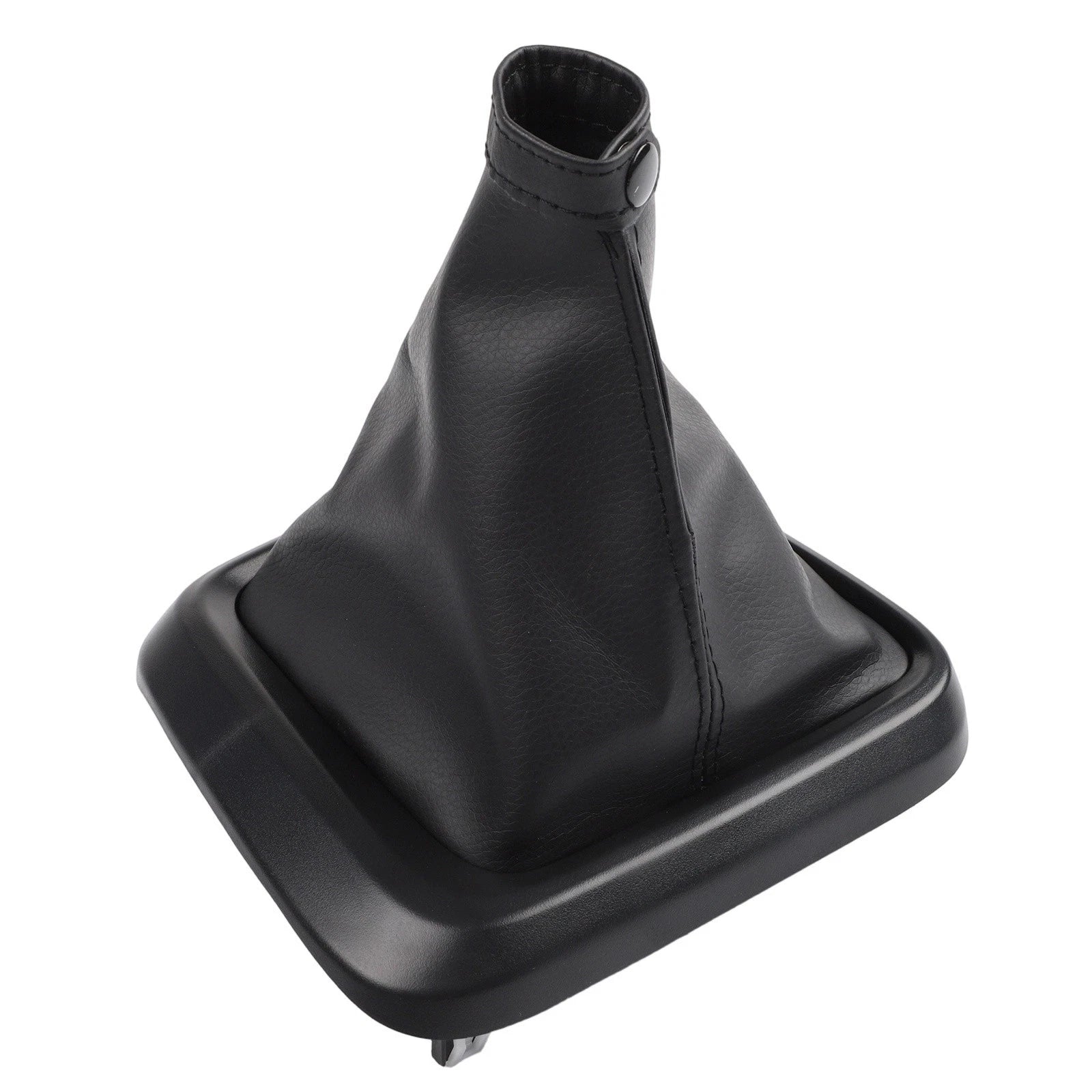 Gear Lever Cover for Fiat II (2015) Black Leather