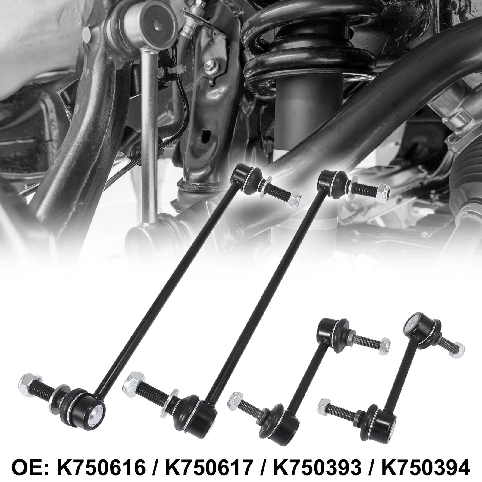 Set of 2 Stabilizer Sway Bar End Links K750617 for Ford Police Interceptor Utility (2013–2019)
