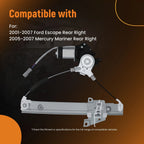 Power Window Motor Assembly for Ford Escape Mercury Mariner (2005-2007) Rear Right