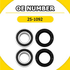 Front Wheel Bearings & Seals for Yamaha YZ250X (2016–2018) YZ125 (1998–2018)