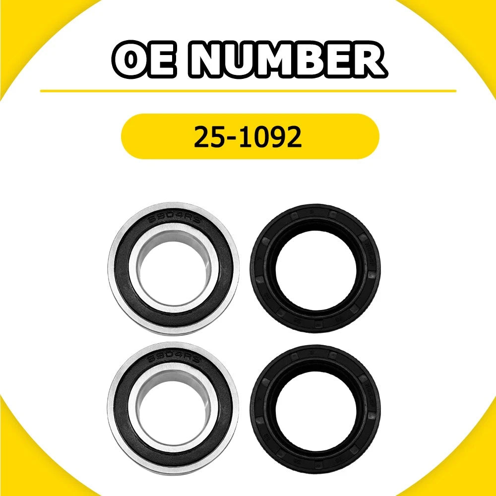 Front Wheel Bearings & Seals for Yamaha YZ250X (2016–2018) YZ125 (1998–2018)