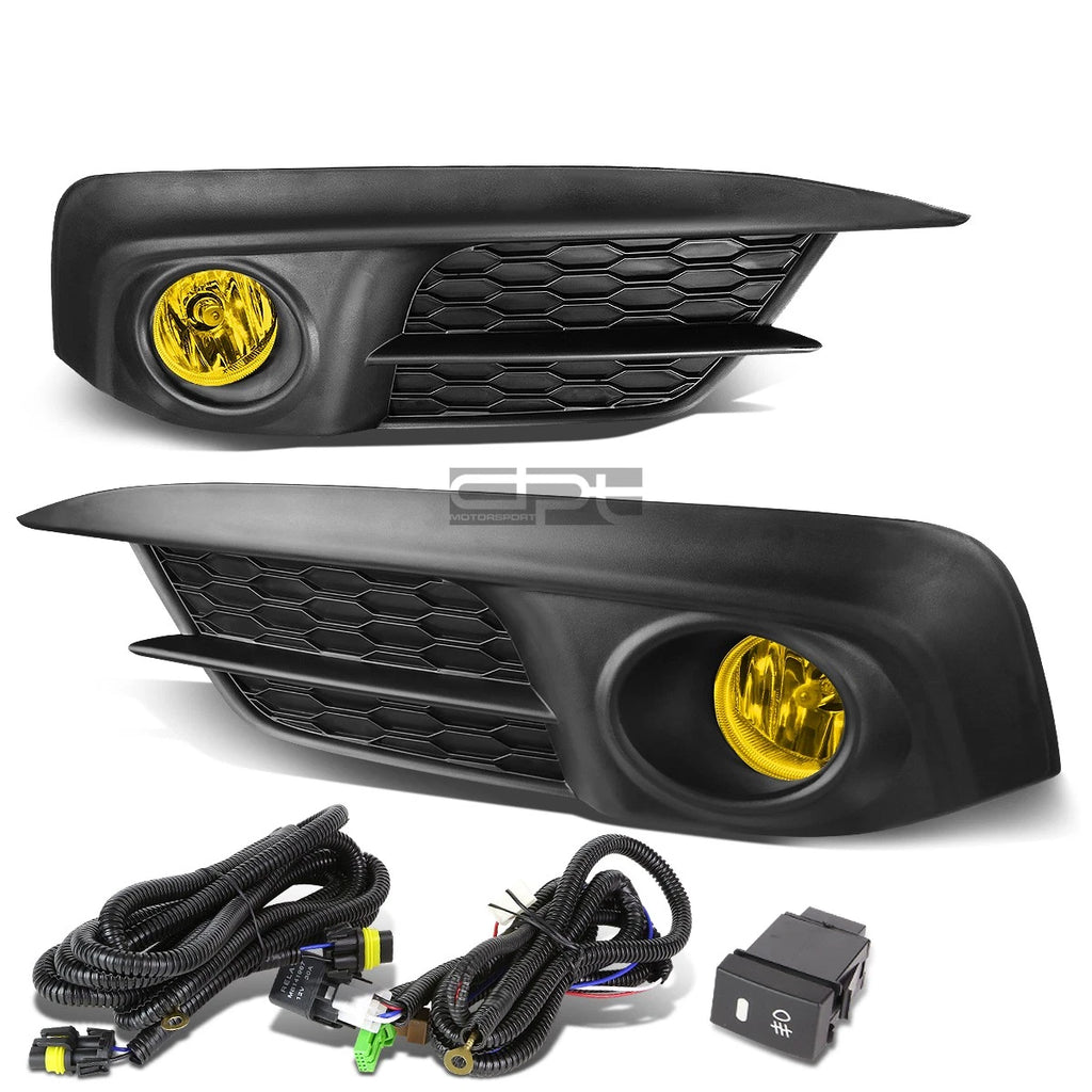 Fog Light Kit with Bezel & Switch for Honda Civic (2016–2023) - Yellow