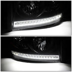 LED DRL Headlight Lamps for Dodge Ram 1500/2500/3500 (2006–2009)