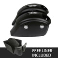 Matte Black Saddlebags for Indian Chieftain (2014–2018) - Electronic Latch