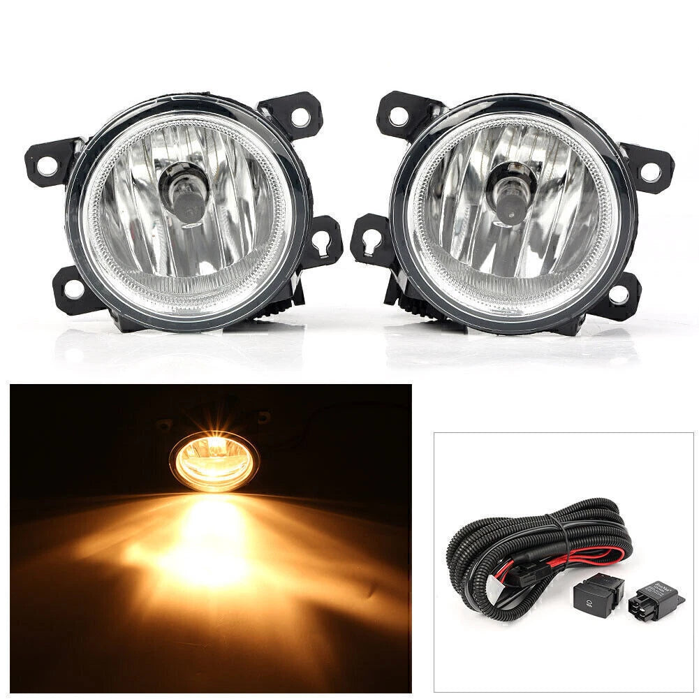 LED H11 55W Fog Light Lamp w/ Wiring Kit for Honda Civic (2016–2017)
