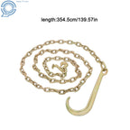 5/16" x 10 FT Grade 70 Tow Chain for Recovery Wrecker Axle (Mini J Hook)