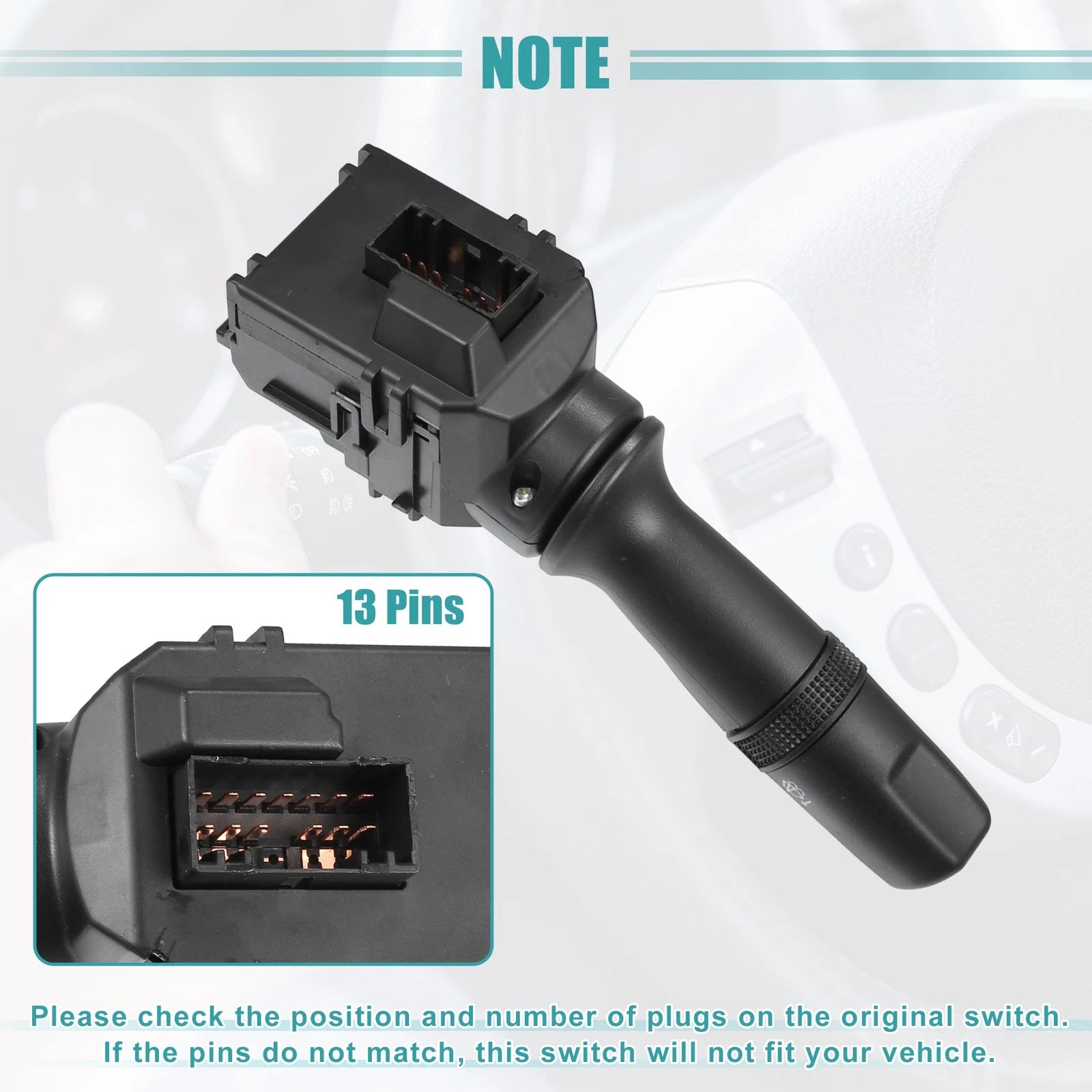 Turn Signal Switch for Hyundai Elantra 2011–2016 No. 93420-1U000