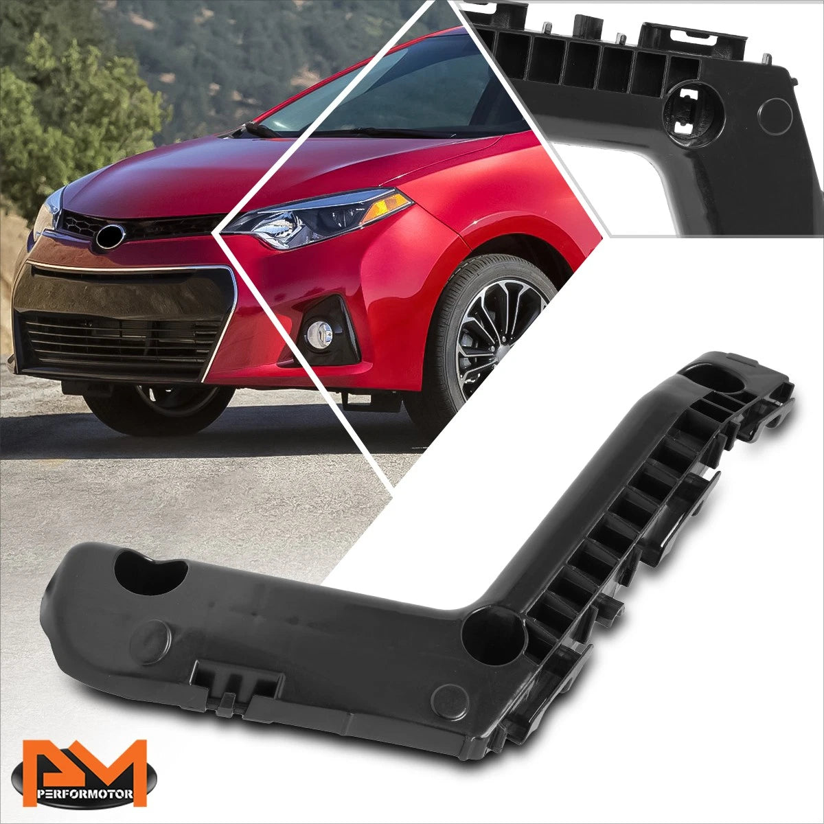 Front Right Side Bumper Cover Support for Toyota Corolla (2014–2016)