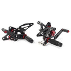 CNC Rearset Footpeg Rest Pedal for Suzuki GSXR 1300 Hayabusa (1999–2018) Black