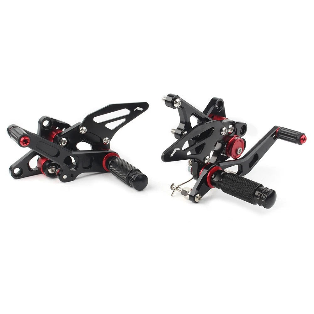 CNC Rearset Footpeg Rest Pedal for Suzuki GSXR 1300 Hayabusa (1999–2018) Black