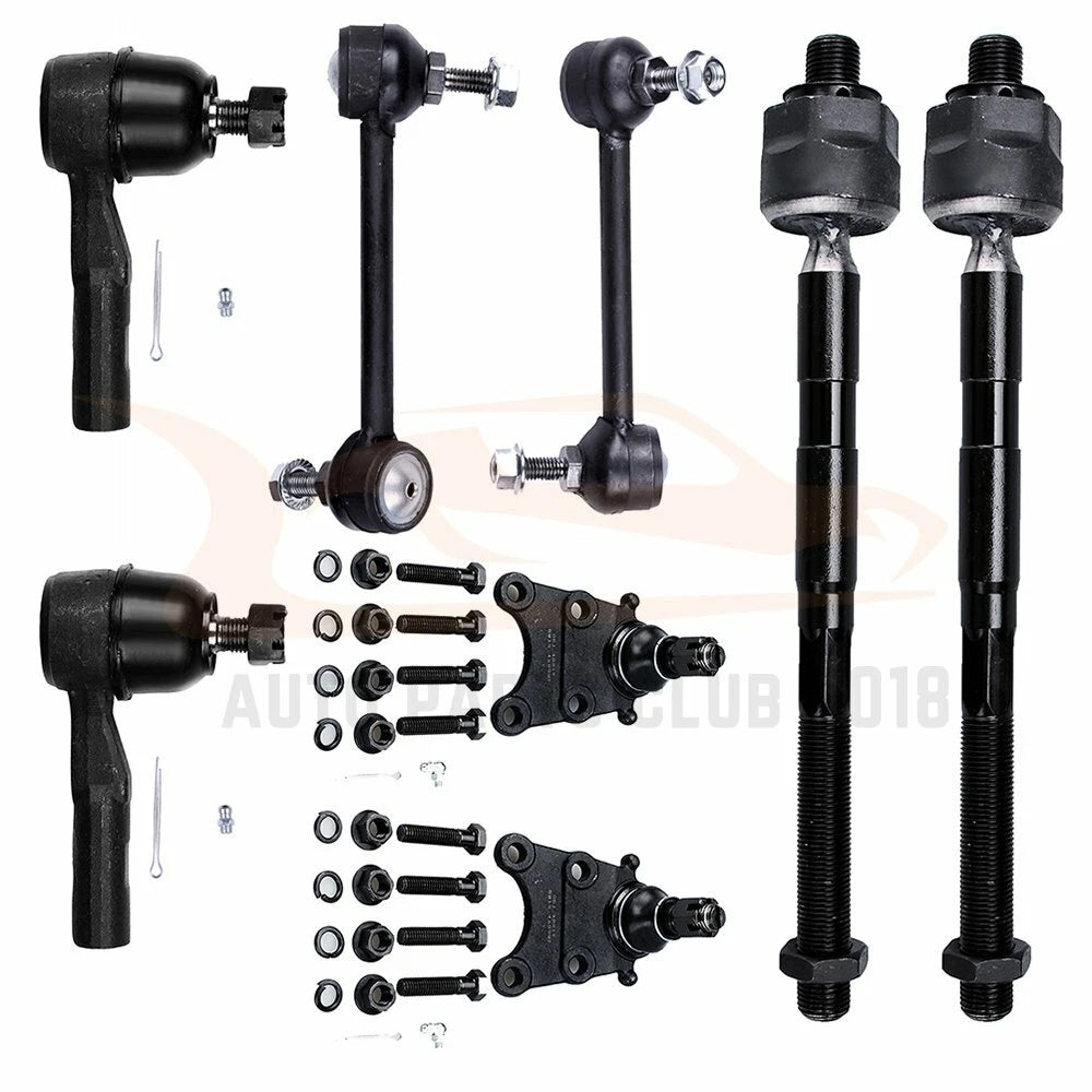 8Pcs Front Lower Ball Joints Sway Bar Tie Rod for Chevrolet Colorado (2006–2012)
