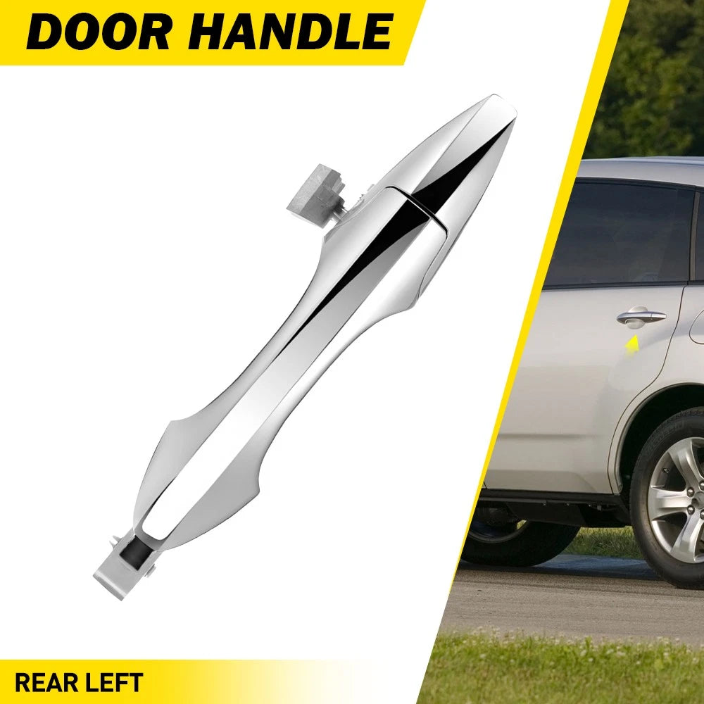 Rear Driver Side Exterior Door Handle for Acura MDX (2007–2013) Chrome
