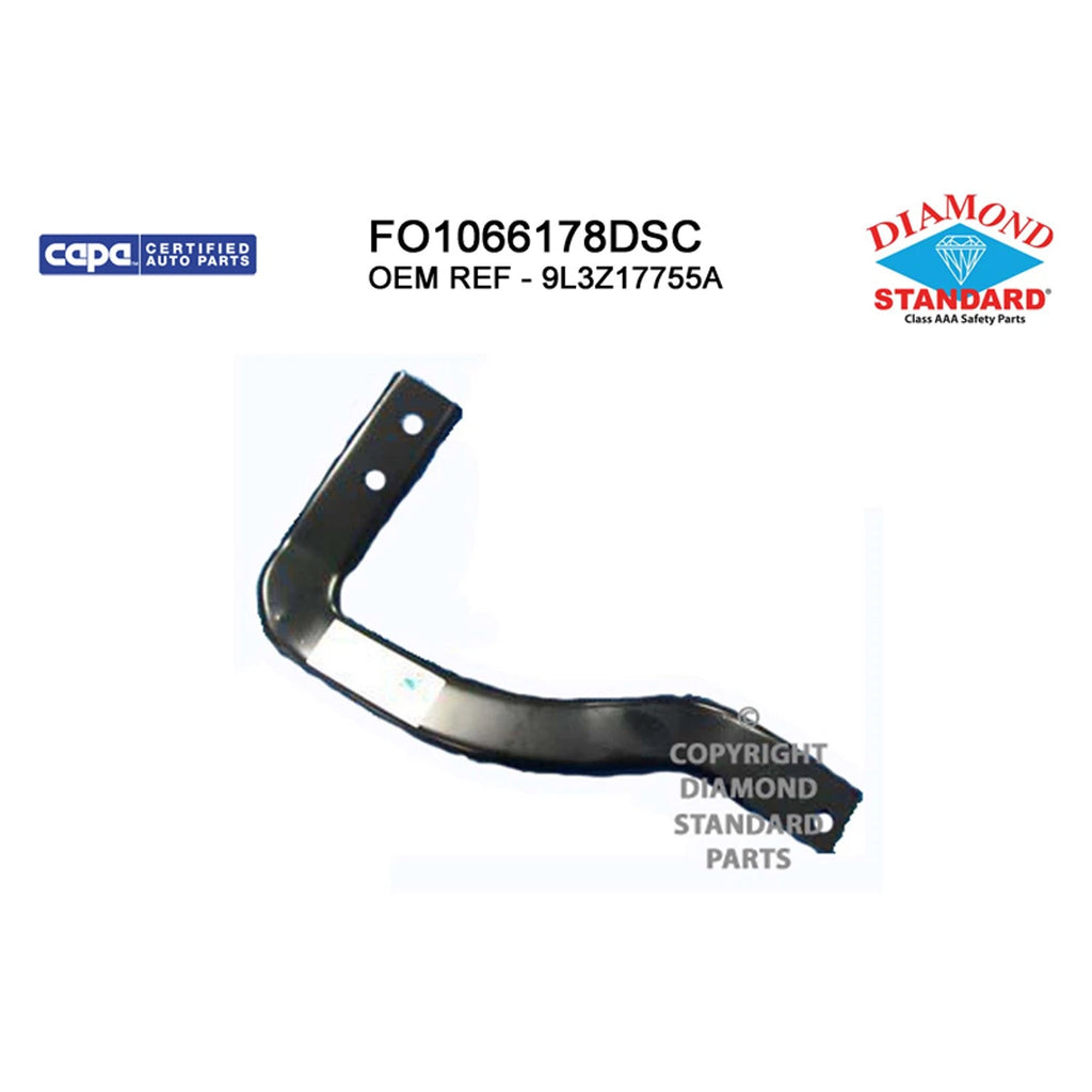 Replacement Steel Front Driver Side Outer Bumper Mounting Bracket