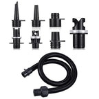 6PCS Portable Pump Valve Adapter Kit for Boats and Beds