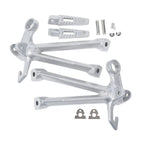 Rear Passenger Footrests Footpegs Bracket Set for Suzuki GSXR1000 (2007-2008)