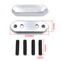 Chrome Mirror Block Off Base Plate for Kawasaki Ninja 300/400 (2013–2020)