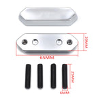 Chrome Mirror Block Off Base Plate for Kawasaki Ninja 300/400 (2013–2020)