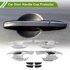 Set of 4 Chrome Door Handle Cup Protectors for Mazda CX-30 (2020)