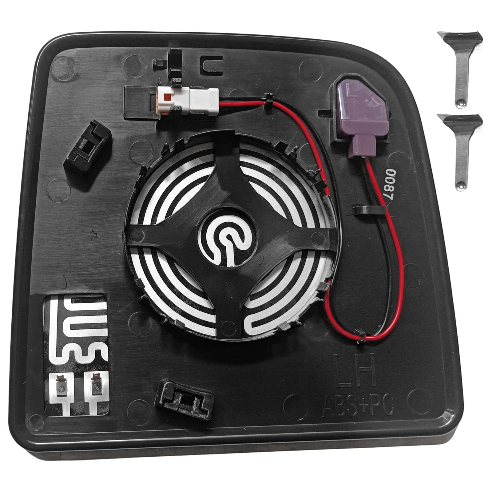 Heated Left Mirror Glass for Nissan Titan XD (2016–2019)