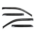 4pc Outside Channel Side Window Deflector for 2015-19 Ford F-150/250/350 Ext Cab