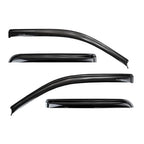 4pc Outside Channel Side Window Deflector for 2015-19 Ford F-150/250/350 Ext Cab