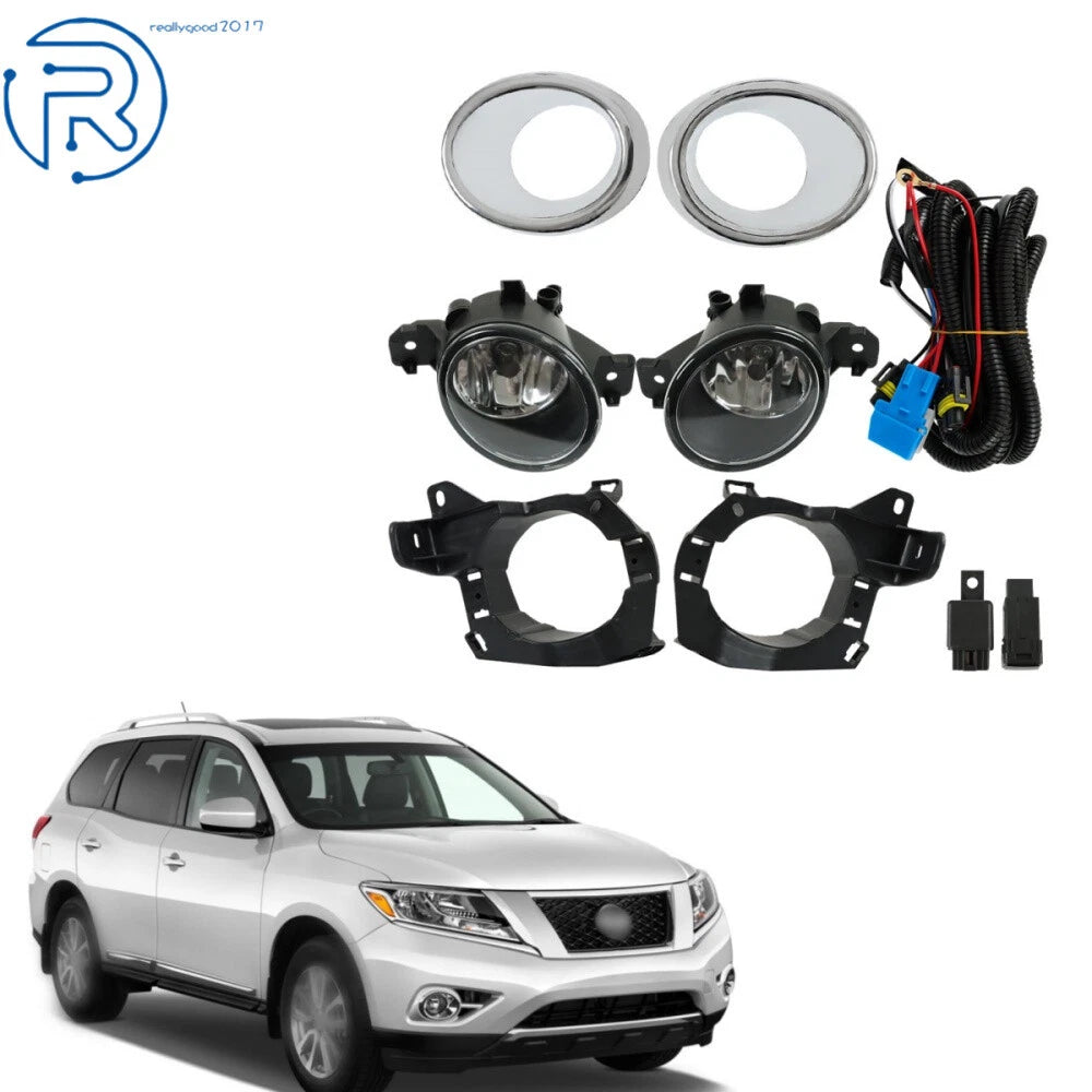 Set of 2 Fog Lights for Nissan Pathfinder (2013–2016)