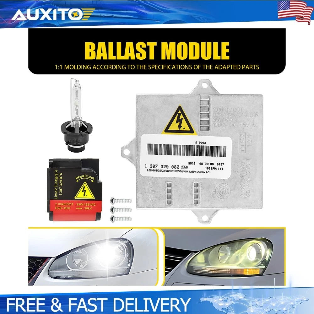 Xenon HID Ballast Igniter & D2S Bulb Kit for VW Golf GTI Jetta Rabbit (2005–2009)