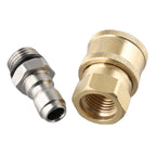 2X M22/14 to 1/4 Quick Release Female Connector for Pressure Washer Parts