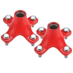 2 Red Rear Wheel Hubs for Honda Sportrax 450 TRX450R TRX450ER (2004–2009, 2013–2014)
