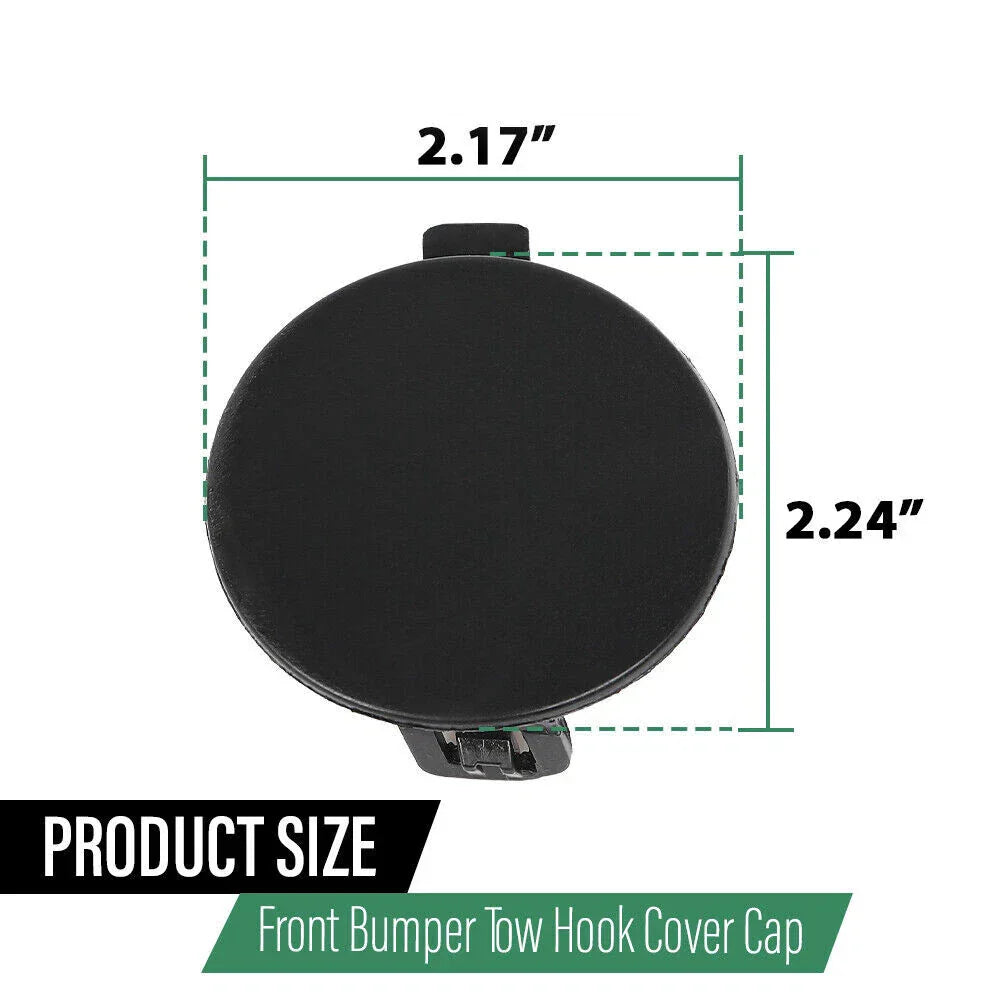 Front Bumper Tow Hook Plug Cover for Jeep Compass (2017-2021)