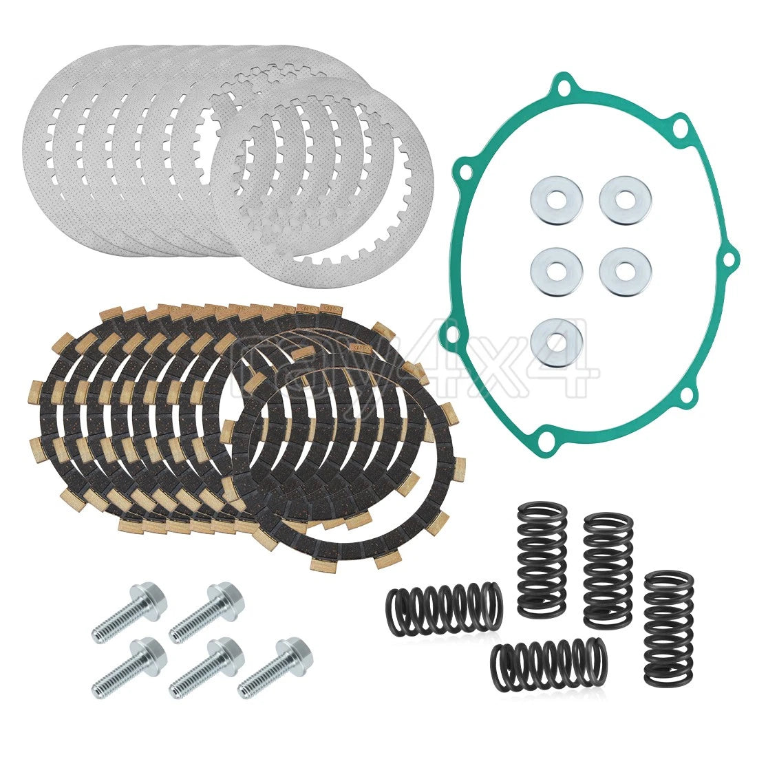 Clutch Friction Steel Plates Spring Kit 5DH-16321-00-00 for Yamaha YZ250F WR250F (2001–2023)