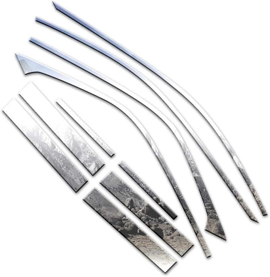 Luxury Chrome Window Package with Long Posts for Cadillac CTS (2014–2019)