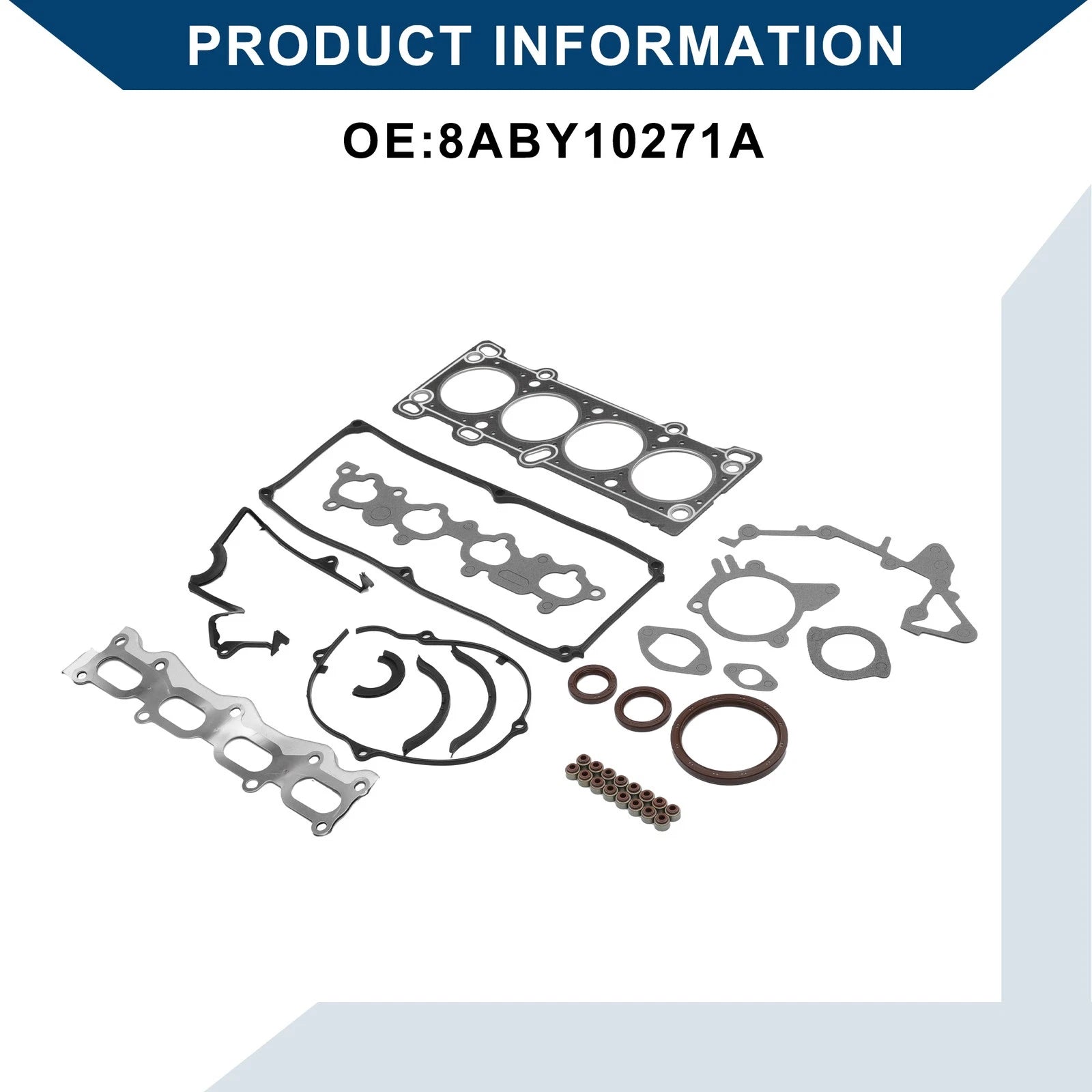 Set of 1 Cylinder Head Gasket Kit No.8ABY10271A for Mazda B6E (1989–1993)
