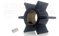 Pump Impeller W/ Key for Mercury Mariner 3.5 3.9 5 6 HP Outboard (18-3012, 47-22748)