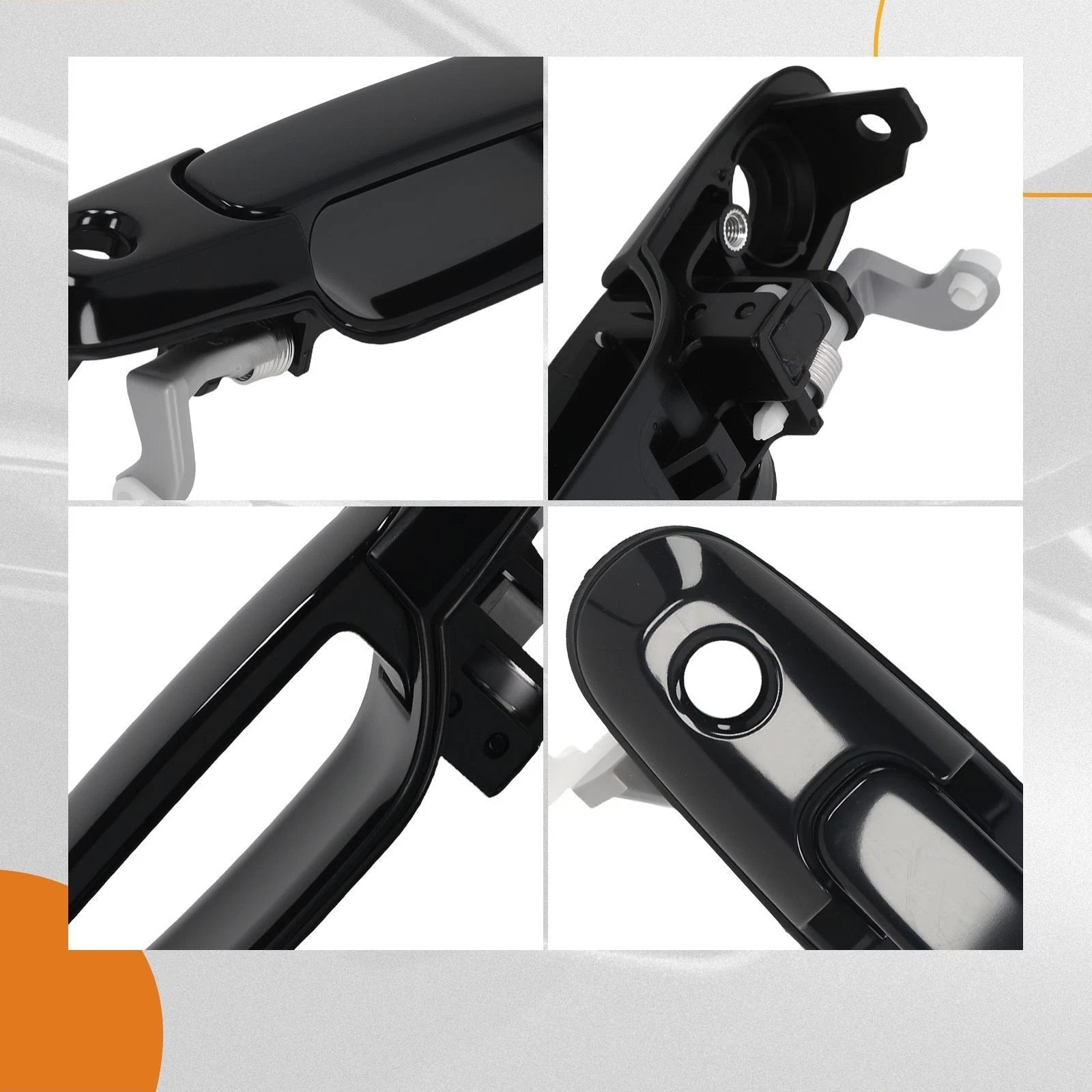 Front Left Door Handle for Toyota Sienna (1998–2003) 69220-08010 80850 Black