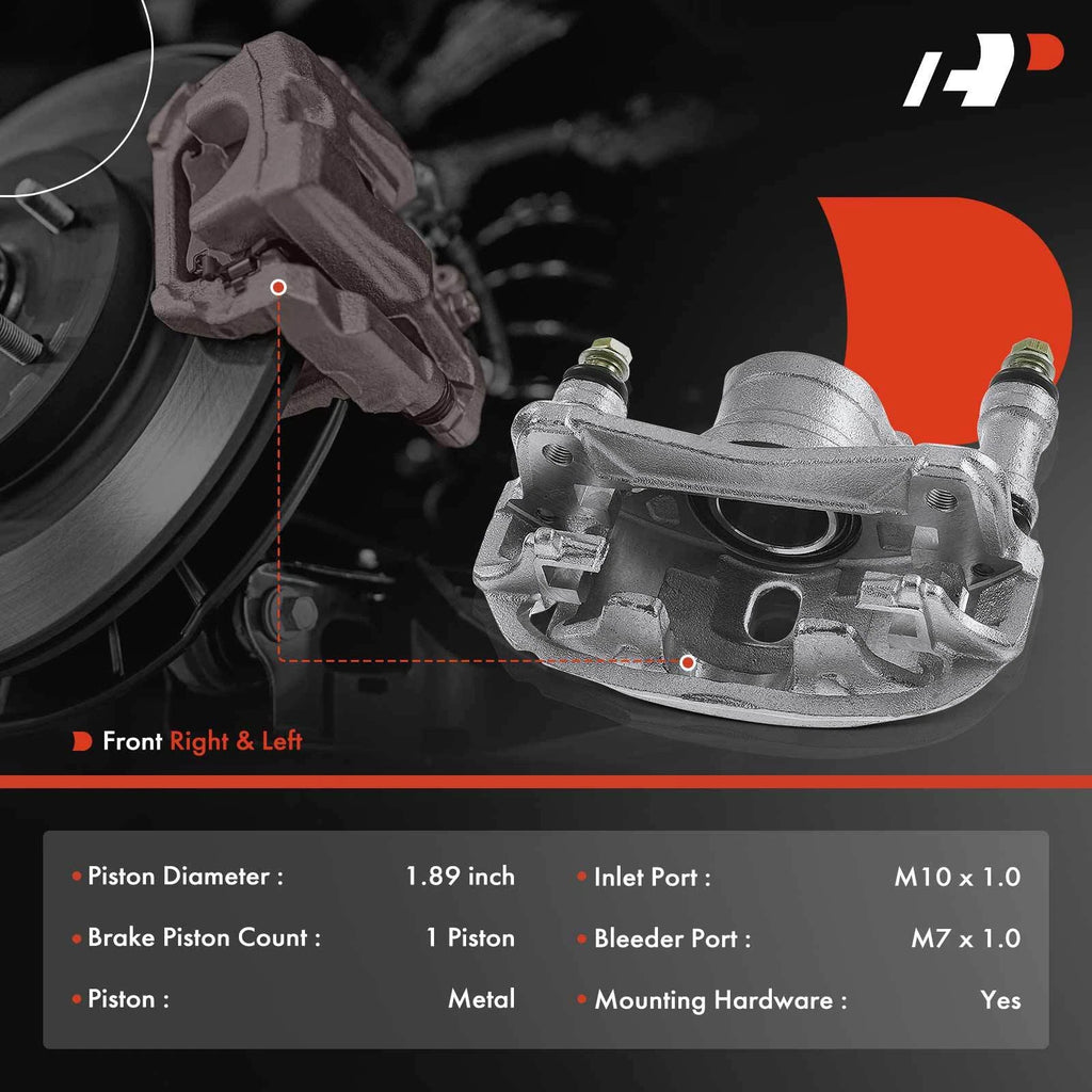 Front Brake Caliper and Bracket for Toyota Tercel (1991-1999)