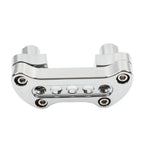 2" Straight Handlebar Riser & Top Clamp for Harley Dyna Touring Road Glide (2006-2023)