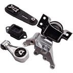 Set of 4 Engine and Transmission Mounts for Nissan Sentra 1.8L (2013–2017)