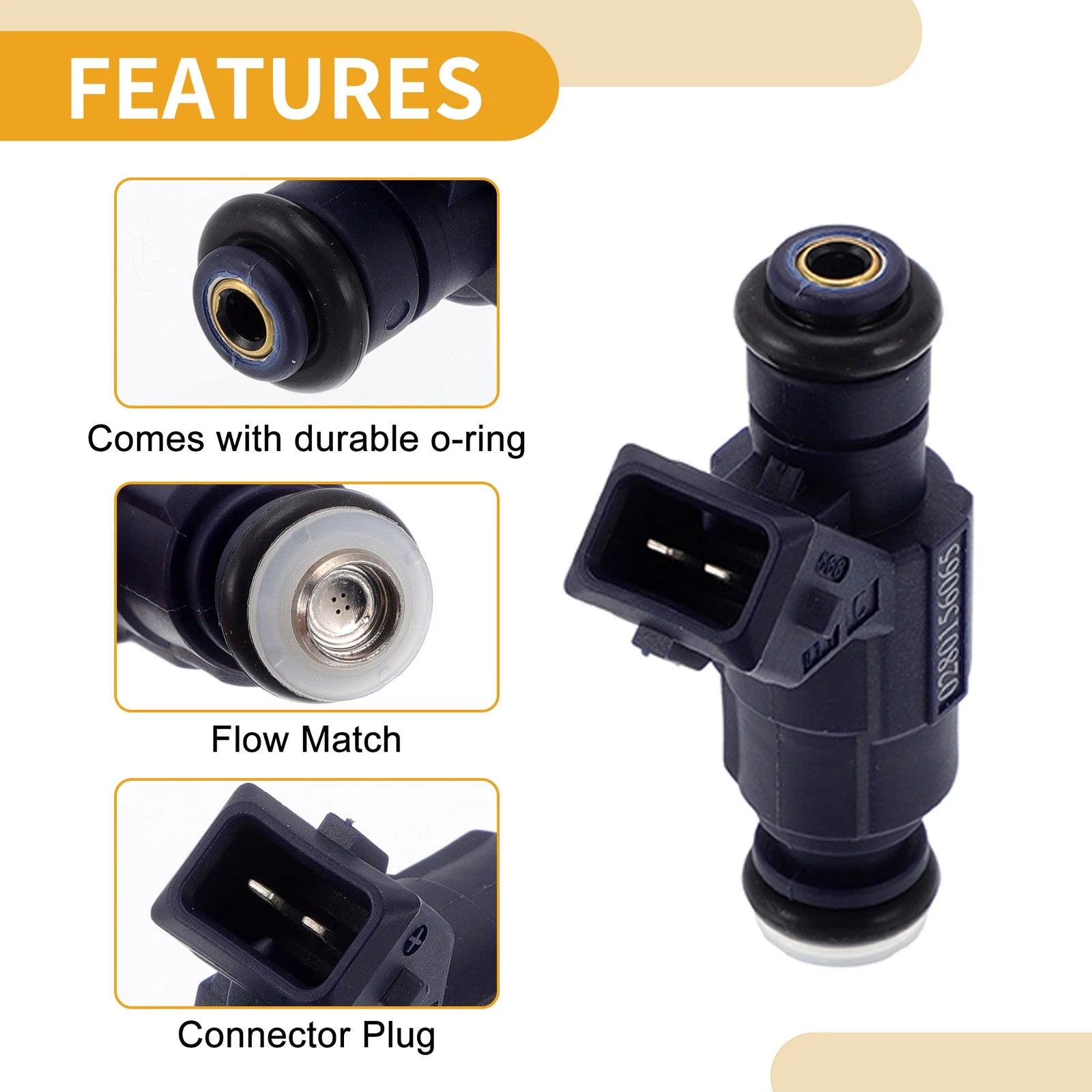 1 Pc No.0280156065 Fuel Injector for Volkswagen Passat 1.8L (2000–2005)