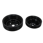 2X Dual/Triple Groove Pulley Kit for Chevy 262–400 Small Block V8 (1969–1978)