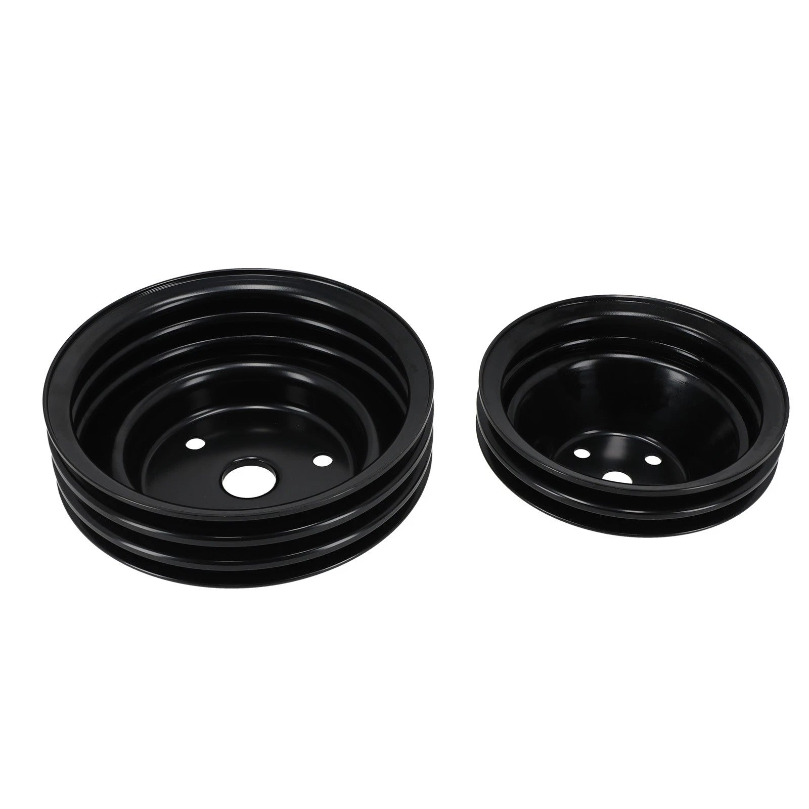 2X Dual/Triple Groove Pulley Kit for Chevy 262–400 Small Block V8 (1969–1978)