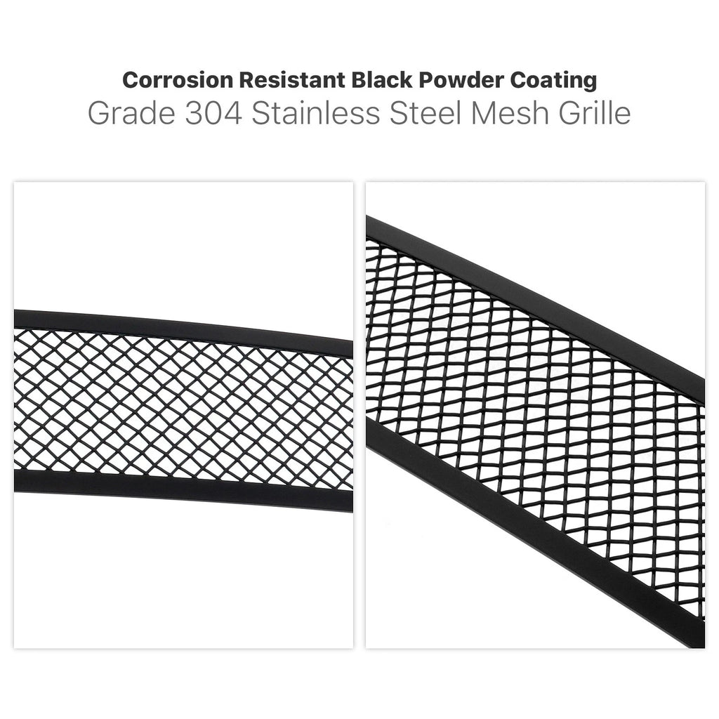 Stainless Steel Black Mesh Grille Insert for Nissan Frontier (2009-2021)