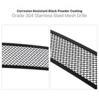 Stainless Steel Black Mesh Grille Insert for Nissan Frontier (2009-2021)