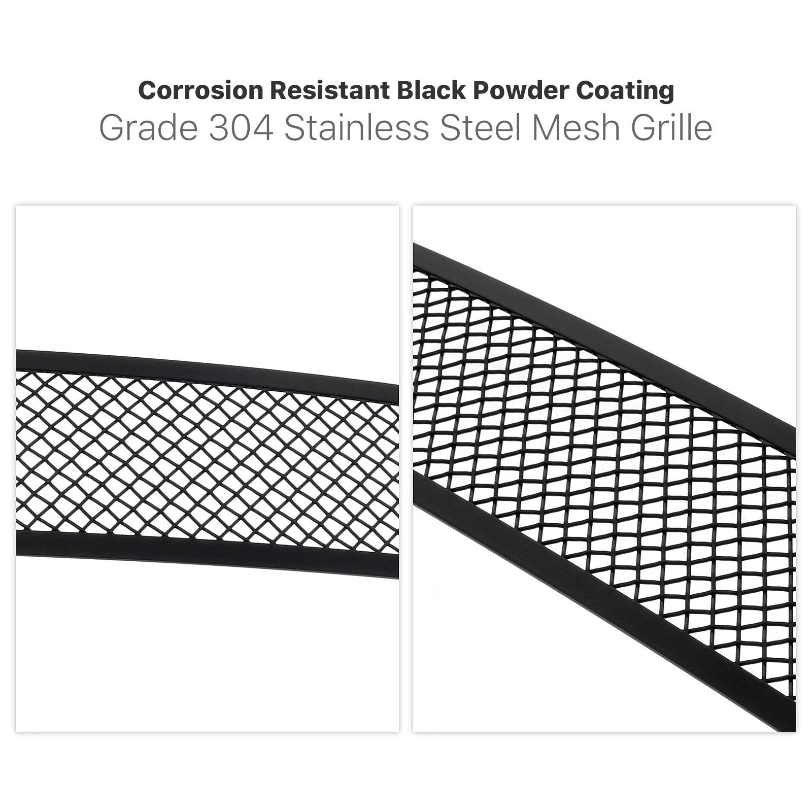 Stainless Steel Black Mesh Grille Insert for Nissan Frontier (2009-2021)