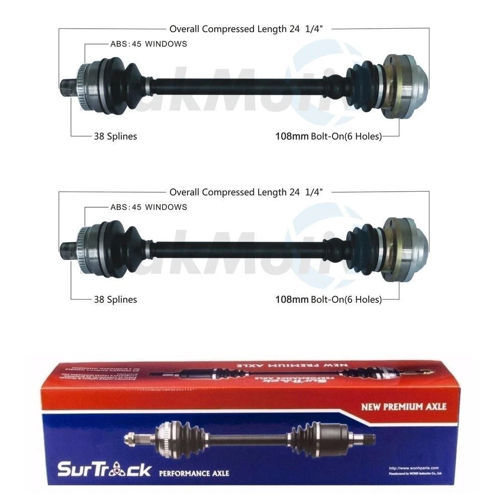 CV Axle Shaft Kit for - Rear Driver & Passenger Side