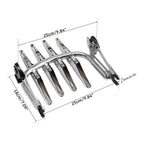 Chrome Detachable Stealth Luggage Rack for Harley Electra Glide (2009–2024)