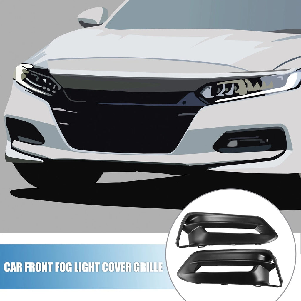 2X Fog Light Grille Cover for Honda Accord (2018–2020) Black